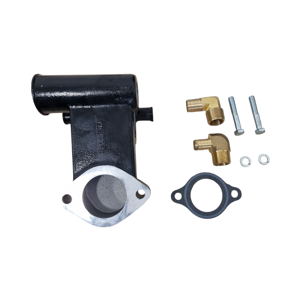 KEM 350 Chev raw water cooling system