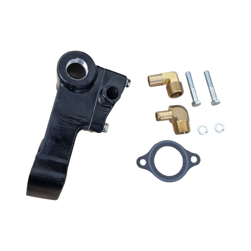 KEM 350 Chev raw water cooling system