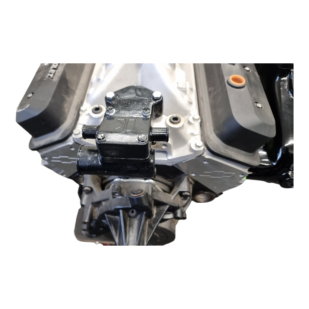 KEM 350 Chev raw water cooling system